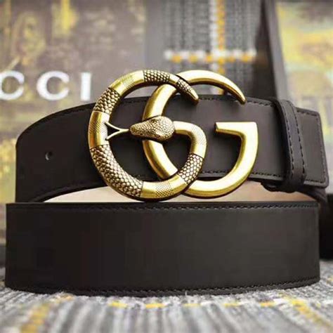 gucci leather belt with snake buckle|gucci double snake leather belt.